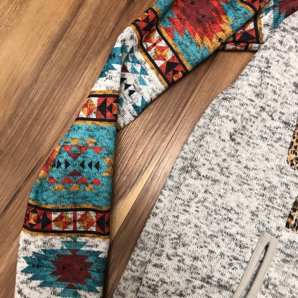 Boho western cactus hoodie size small - Picture 3 of 6